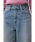 AZUL DENIM オーバーダイワイドストレート