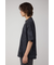 ムラ柄ロゴプリントTシャツ