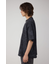 ムラ柄ロゴプリントTシャツ