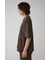 ムラ柄ロゴプリントTシャツ