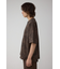 ムラ柄ロゴプリントTシャツ