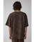 ムラ柄ロゴプリントTシャツ