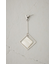アクリル×メタルアシンメトリーピアス