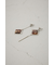 アクリル×メタルアシンメトリーピアス