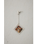 アクリル×メタルアシンメトリーピアス