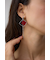 アクリル×メタルアシンメトリーピアス