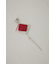 アクリル×メタルアシンメトリーピアス
