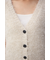 ラメフェザーVネックニットベスト
