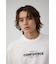 タックデザインロングスリーブTシャツ