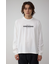 タックデザインロングスリーブTシャツ
