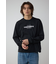 タックデザインロングスリーブTシャツ