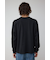 タックデザインロングスリーブTシャツ