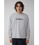タックデザインロングスリーブTシャツ