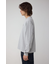 タックデザインロングスリーブTシャツ