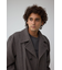 【窪塚洋介さん着用アイテム】ウール混ステンカラーコート