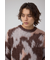 起毛総柄ニット