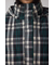 B-HEAT フード付き中綿チェックジャケット