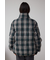 B-HEAT フード付き中綿チェックジャケット