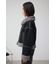 【堀田茜さん着用アイテム】フェイクレザー／スエード フェイクムートンジャケット