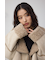 【堀田茜さん着用アイテム】フェイクレザー／スエード フェイクムートンジャケット