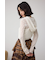 【堀田茜さん着用アイテム】ヘンリーネックレースフーディートップス