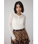 【堀田茜さん着用アイテム】ヘンリーネックレースフーディートップス