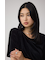 【堀田茜さん着用アイテム】ベロアカットトップス