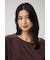 【堀田茜さん着用アイテム】ベロアカットトップス