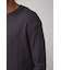 ランダムリブヘンリーネックTシャツ