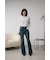 AZUL DENIM オーバーダイ切替フレアデニム