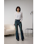 AZUL DENIM オーバーダイ切替フレアデニム