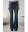 AZUL DENIM オーバーダイ切替フレアデニム