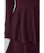 【PLUS】オフショルダーペプラムニット