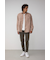 配色ステッチ長袖シャツ