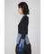 【PLUS】カラーブロッキングリブニット