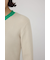 【PLUS】カラーブロッキングリブニット
