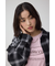 【堀田茜さん着用アイテム】切替デザインチェックシャツ