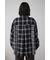 【堀田茜さん着用アイテム】切替デザインチェックシャツ