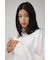 コクーンカットロングスリーブトップス