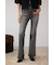 AZUL DENIM センタープレスセミフレアデニム