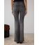 AZUL DENIM センタープレスセミフレアデニム