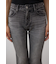 AZUL DENIM センタープレスセミフレアデニム