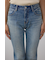 AZUL DENIM センタープレスセミフレアデニム