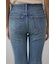 AZUL DENIM センタープレスセミフレアデニム