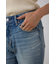 AZUL DENIM センタープレスセミフレアデニム