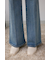 AZUL DENIM センタープレスセミフレアデニム