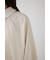 タックヘム長袖コクーンシャツ