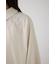 タックヘム長袖コクーンシャツ
