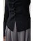 フロントギャザーVネックニット