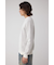 ハニカムクルーネックニット